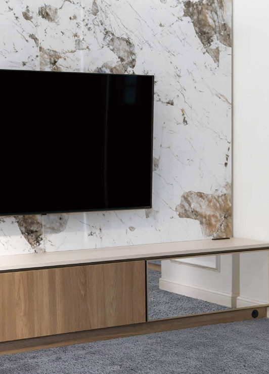 壁掛けTV用バックパネル