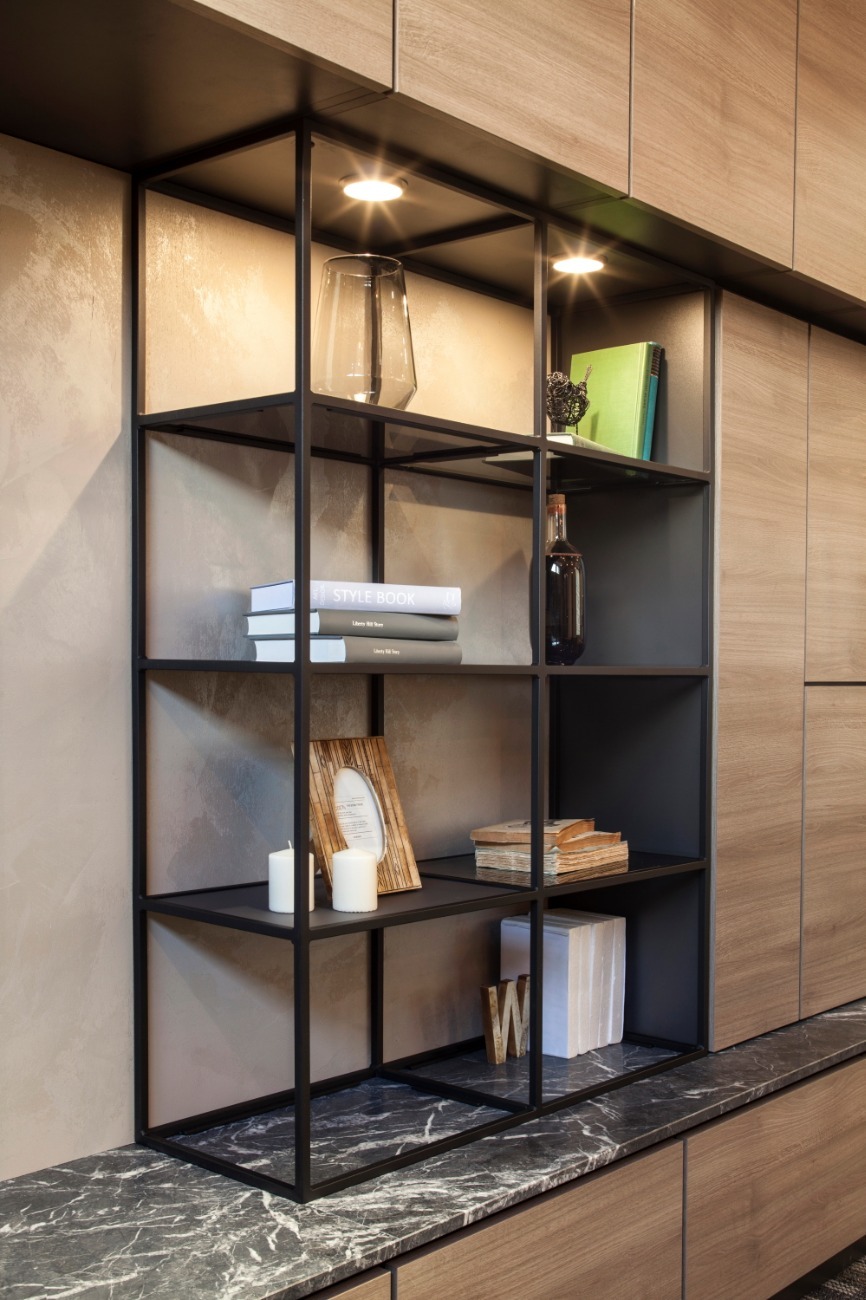 アイアンシェルフ：サイドブラック